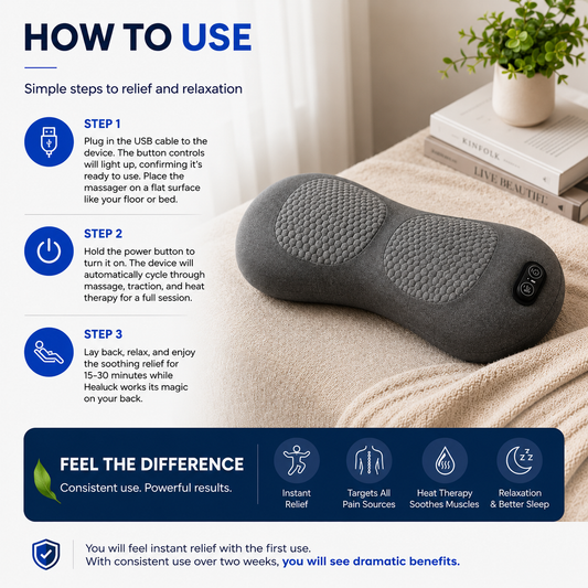 HealuckSpine - Triple Fusion Massager