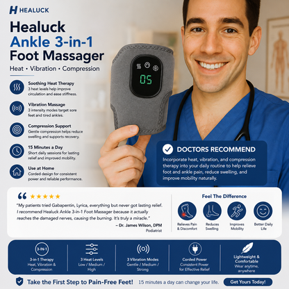 Healuck Ankle 3-in-1 Foot Massager