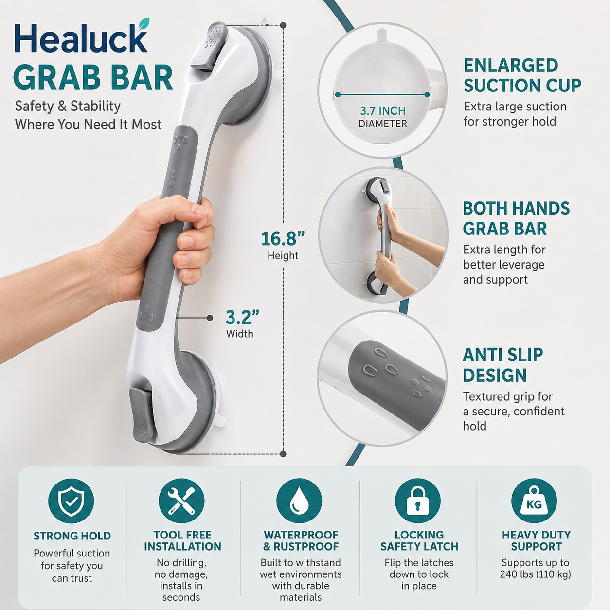 Healuck Grab Bar