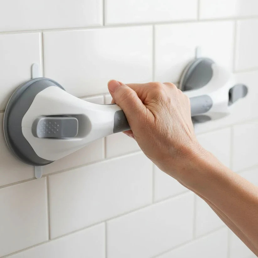 Free Shower Grab Bar